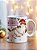 Caneca Natalina de Gato “Se Você Não Nataliza, Não Desnatalize os Natalinos” | Porcelana 325 ml | 1 Unidade – Fenari - Imagem 1