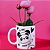 Caneca Panda com Frase Romântica “Eu Amo Amar Você” | Porcelana 325 ml | 1 Unidade – Fenari - Imagem 1