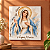 Azulejo Decorativo Virgem Maria “Tudo Começa com uma Ave-Maria” 20x20 cm – Fenari - 1 Unidade - Imagem 1