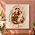 Azulejo Decorativo Santo Antônio “Rogai por Nós e Pelas Nossas Famílias” 20x20 cm – Fenari - 1 Unidade - Imagem 1