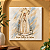 Azulejo Decorativo Nossa Senhora de Fátima “O Meu Imaculado Coração Será o Teu Refúgio” 20x20 cm – Fenari - 1 Unidade - Imagem 1