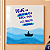 Azulejo Decorativo “Deus Vai Orientar Seu Barco, mas Você Precisa Remar” 20x20 cm – Fenari - 1 Unidade - Imagem 1