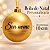 Bola de Natal Personalizada com Seu Nome Ouro Fosco 10cm - 1 unidade - Fenari - Imagem 2