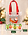 Sacola de Natal Encantado com Alça Vermelha 13x15x6cm - 1 unidade - Fenari - Imagem 2