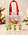 Sacola de Natal Encantado com Alça Vermelha 13x15x6cm - 1 unidade - Fenari - Imagem 1