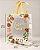 Sacola de Natal Gratidão com Alça Dourada 20x25x8cm - 1 unidade - Fenari - Imagem 2