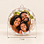 Bola de Natal Personalizada com 2 Fotos 7 cm - 1 unidade - Fenari - Imagem 2