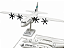 Kit de Montagem Miniatura de Avião Super Hercules C-130J - Imagem 1