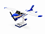 Kit de Montagem Avião Cessna 172 - Imagem 2