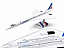 Kit de Montagem Miniatura de Avião Concorde Air France - Imagem 1