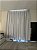 Cortina Wave Branca Sob Medida | Cortina de Tecido Moderna para Sala e Quarto | Jamb Lar Cortinas cores; branco,bege, marfim, prata, cinza. 100% Poléster. - Imagem 1
