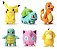 Figure Kit Pokémon 6 Figuras de Ação Pokémon - Imagem 2