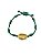 Pulseira 7 Nós Verde com Búzios Banhado - Imagem 2