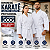 Kimono Karatê Branco Sequencia Profissional 100% Algodão 300g Com Faixa - Imagem 3