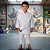 Kimono Jiu Jitsu e Judô Branco Sequencia Profissional 100% Algodão 300g Com Faixa Grátis - Imagem 8