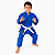 Kimono Jiu Jitsu e Judô Azul Sequencia Profissional 100% Algodão 300g Com Faixa Grátis - Imagem 8