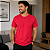 Camiseta Básica Lisa Sequência 100% Algodão Fio 30.1 Manga Curta - Imagem 8