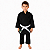 Kimono Jiu Jitsu e Judô Preto Sequencia Profissional 100% Algodão 300g Com Faixa Grátis - Imagem 1