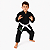 Kimono Jiu Jitsu e Judô Preto Sequencia Profissional 100% Algodão 300g Com Faixa Grátis - Imagem 8