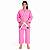 Kimono Jiu Jitsu e Judô Rosa Sequencia Profissional 100% Algodão 300g Com Faixa Grátis - Imagem 1
