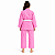 Kimono Jiu Jitsu e Judô Rosa Sequencia Profissional 100% Algodão 300g Com Faixa Grátis - Imagem 2