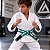 Faixa Jiujitsu Profissional Reforçada 100% Algodão 6 Costuras Cores Graduação Fita Branca e Ponta Preta - Imagem 30