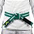 Faixa Jiujitsu Profissional Reforçada 100% Algodão 6 Costuras Cores Graduação Fita Branca e Ponta Preta - Imagem 34