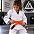 Faixa Jiujitsu Profissional Reforçada 100% Algodão 6 Costuras Cores Graduação Ponta Preta - Imagem 28