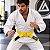 Faixa Jiujitsu Profissional Reforçada 100% Algodão 6 Costuras Cores Graduação Ponta Preta - Imagem 12