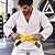 Faixa Jiujitsu Profissional Reforçada 100% Algodão 6 Costuras Cores Graduação Ponta Preta - Imagem 13