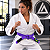 Faixa Jiu-Jitsu Profissional Reforçada 100% Algodão 6 Costuras Cores Graduação Ponta Preta Adulto - Imagem 2