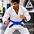Faixa Jiu-Jitsu Profissional Reforçada 100% Algodão 6 Costuras Cores Graduação Ponta Preta Adulto - Imagem 33