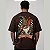 Camiseta Oversized Artthreads Gnomo Mystic - Heavyweight 280GSM Gola 3cm - Imagem 4