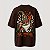 Camiseta Oversized Artthreads Gnomo Mystic - Heavyweight 280GSM Gola 3cm - Imagem 5