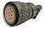 Conector 14 Pinos Cabo Femea 28mm Compativel C/ Cea - Imagem 1