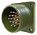 Conector 14 Pinos Painel Macho 28mm Compativel C/ Cea - Imagem 1