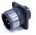 Conector 4 Vias P/ Painel Base Quadrada Macho 20mm - Imagem 1