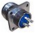 Conector 4 Vias P/ Painel Base Quadrada Macho 20mm - Imagem 2