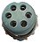 Conector Cabo 24mm 6 Vias Para Maquina De Solda - Imagem 3