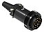 CONECTOR CABO INVERTIDO M32 18 VIAS MACHO 10A - Imagem 1