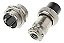 CONECTOR MIKE 2 VIAS CIRCULAR MACHO E FEMEA - Imagem 1