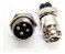 Conector Mike 4 Vias Circular Macho E Femea - Imagem 3