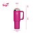 Copo Térmico Big T Com Canudo 1,1L Rosa - Imagem 4