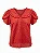BLUSA FEMININA MANGA PRINCESINHA COM GOLA EM RENDA - Imagem 2