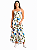 Vestido Longo Estampado Tropical - Imagem 1