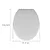 ASSENTO ALMOFADADO OVAL ORIGINAL (BRANCO) - ASTRA - Imagem 2
