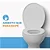 ASSENTO OVAL ALOMOFADADO SLIM (BRANCO) - ASTRA - Imagem 4