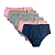 Calcinha Tanga Feminina Cotton Plus Size Lisas - REF 36 - Imagem 3