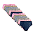 Calcinha Tanga Feminina Cotton Plus Size Lisas - REF 36 - Imagem 4