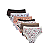 Kit 6 Calcinhas Tanga em Algodão Estampadas - Imagem 1